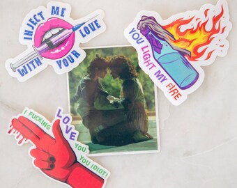 Love Lies Bleeding Sticker Set – LGBTQ Film Art