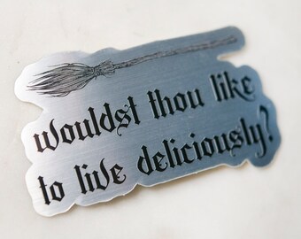 The Witch Film Inspired Metal Sticker - Goth Art