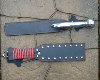 Metalen handvat of SPIKED & GEVLOCHTEN peddel of klapper: stijl naar keuze