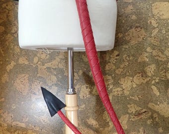 Cintura grande in pelle indossabile con coda da diavolo per unisex - Dragon Tail