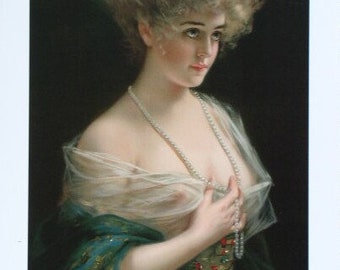 Stampe d'arte vittoriane a grandezza naturale di Angelo Asti - Hamilton King - Zickendraht - Martin Kavel - Allan Gilbert - Bordello Nude LUNGHE UN METRO