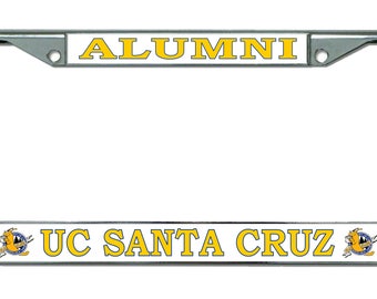ucla alumni chrome license plate frame etsy