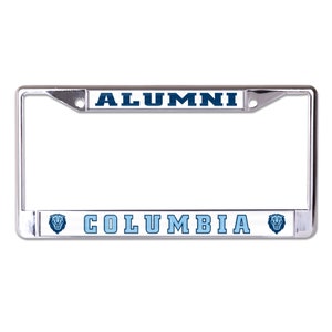 Columbia University Alumni Chrome License Plate Frame Officially Licensed product