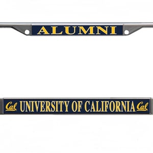 UC Berkeley Alumni Chrome License Plate Frame Officially Licensed