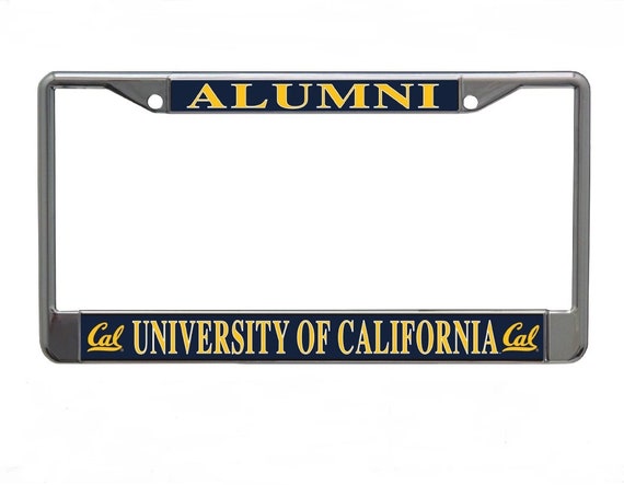 UC Berkeley Alumni Chrome License Plate Frame Officially - Etsy