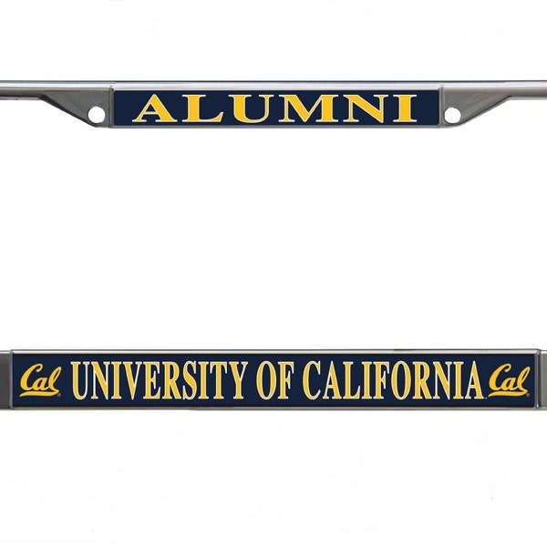 UC Berkeley Alumni Chrome License Plate Frame Officially licensed product