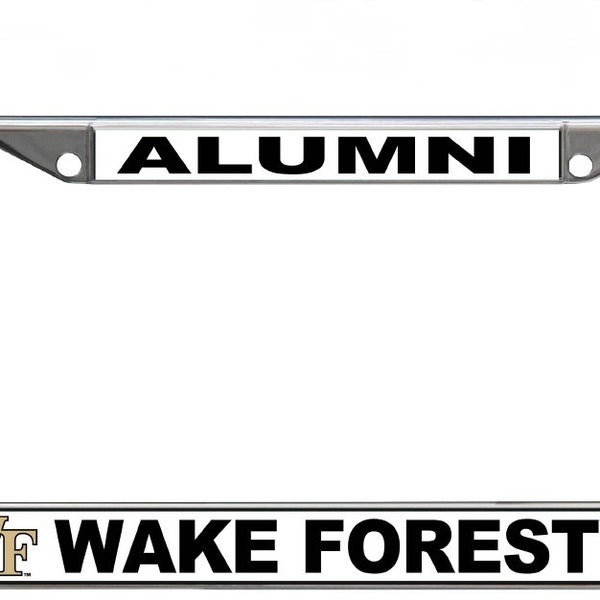 Wake Forest License Plate Etsy
