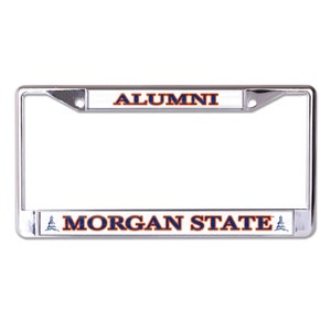 Morgan State University Alumni Chrome License Plate Frame Officially licensed product