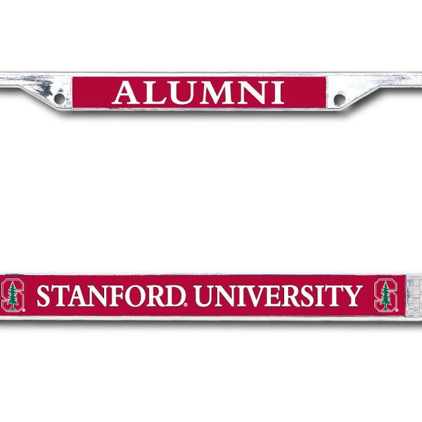 Stanford University Alumni Chrome License Plate Frame Officially Licensed Product product