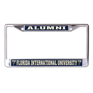 Florida International University FIU Alumni Chrome License Plate Frame Officially licensed product