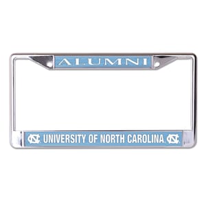 University of North Carolina Alumni Chrome License Plate Frame Officially licensed product