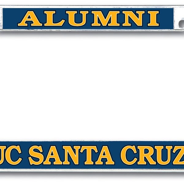 UC Santa Cruz Alumni Chrome License Plate Frame Officially Licensed Product product