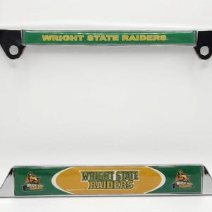 Wright State University Raiders Metal License Plate Frame Officially Licensed Product