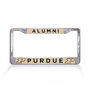 Purdue University (Boilermakers) Alumni Chrome License Plate Frame Officially licensed product