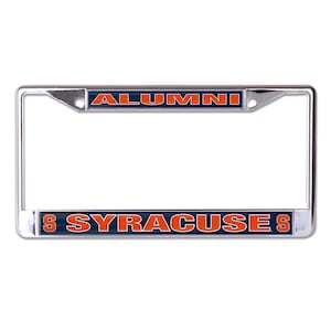 Syracuse University Alumni Chrome License Plate Frame Officially licensed product