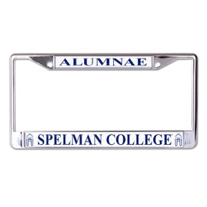 Spelman College Alumnae Chrome License Plate Frame  Officially licensed product
