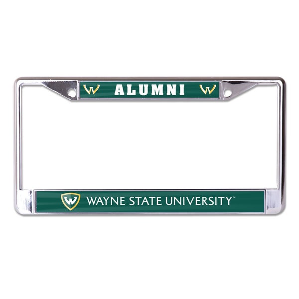 Wayne State University Alumni Chrome License Plate Frame Officially licensed product