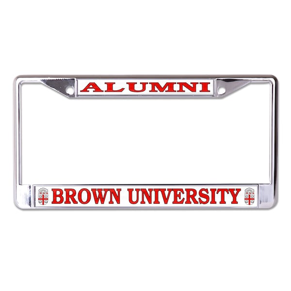 Brown University Alumni Chrome License Plate Frame Officially licensed product