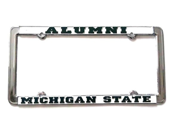 University of Michigan Alumni Glossy Print Chrome Frame
