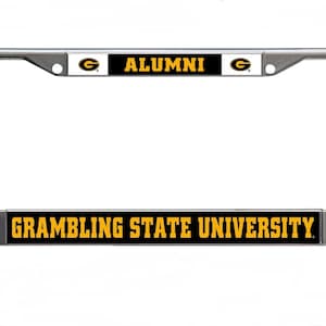 Grambling State University Alumni Chrome License Plate Frame Officially licensed product