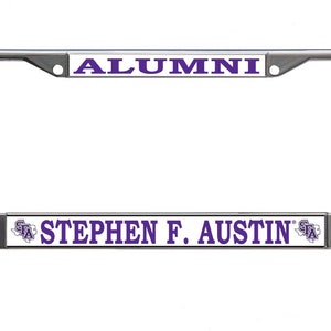 Stephen F. Austin State University Alumni Chrome License Plate Frame Officially licensed product