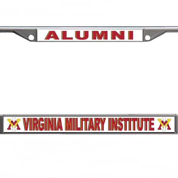 Virginia Military Institute VMI Alumni Chrome License Plate Frame Officially licensed product