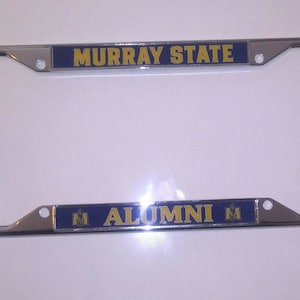 Murray State University Alumni Chrome License Plate Frame Officially licensed product