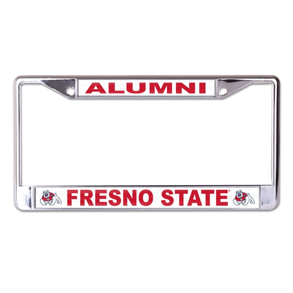 Fresno State University Alumni Chrome License Plate Frame Officially licensed product