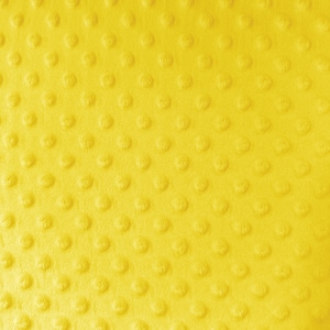 Minky dot fabric lemon yellow - Minky fabric by the yard - Dimple Minky - Embossed Fabric