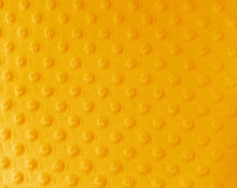 Minky dot fabric honey - Dimple Minky - Embossed Fabric