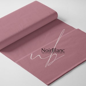 Stretch cotton jersey knit fabric - cotton spandex lycra color dusty pink
