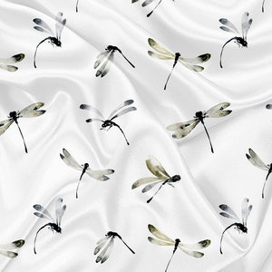 Printed Minky Fabric Butterflies Print - minky fabric by the yard