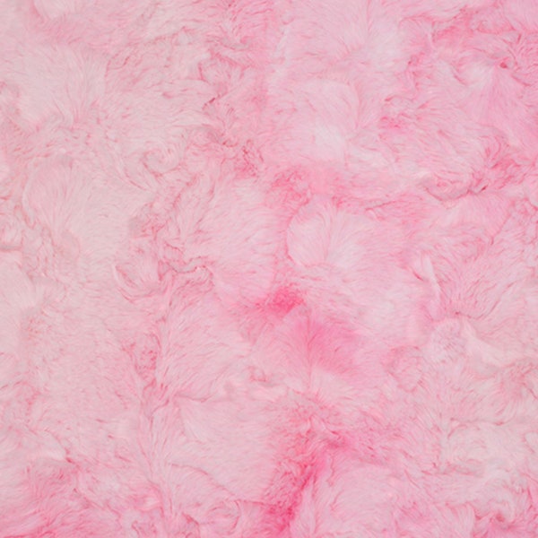 Faux Fur Shannon Fabrics - Luxe Cuddle Galaxy Blush (pink)