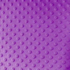 Minky dot fabric purple - Minky fabric by the yard -  Cuddle Dimple Minky - Embossed Cuddle Fabric