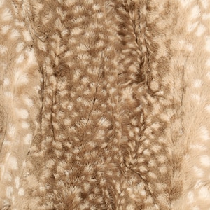 Faux Fur Shannon Fabrics - Luxe Cuddle Fawn Cappuccino