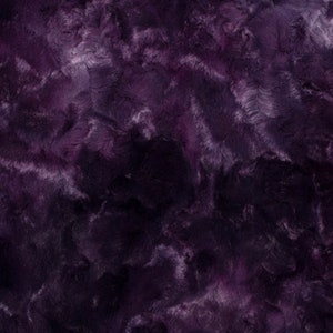 Faux Fur Shannon Fabrics - Luxe Cuddle Galaxy Plum