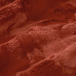 Faux Fur Shannon Fabrics - Luxe Cuddle Hide Spice (ginger, ocre)