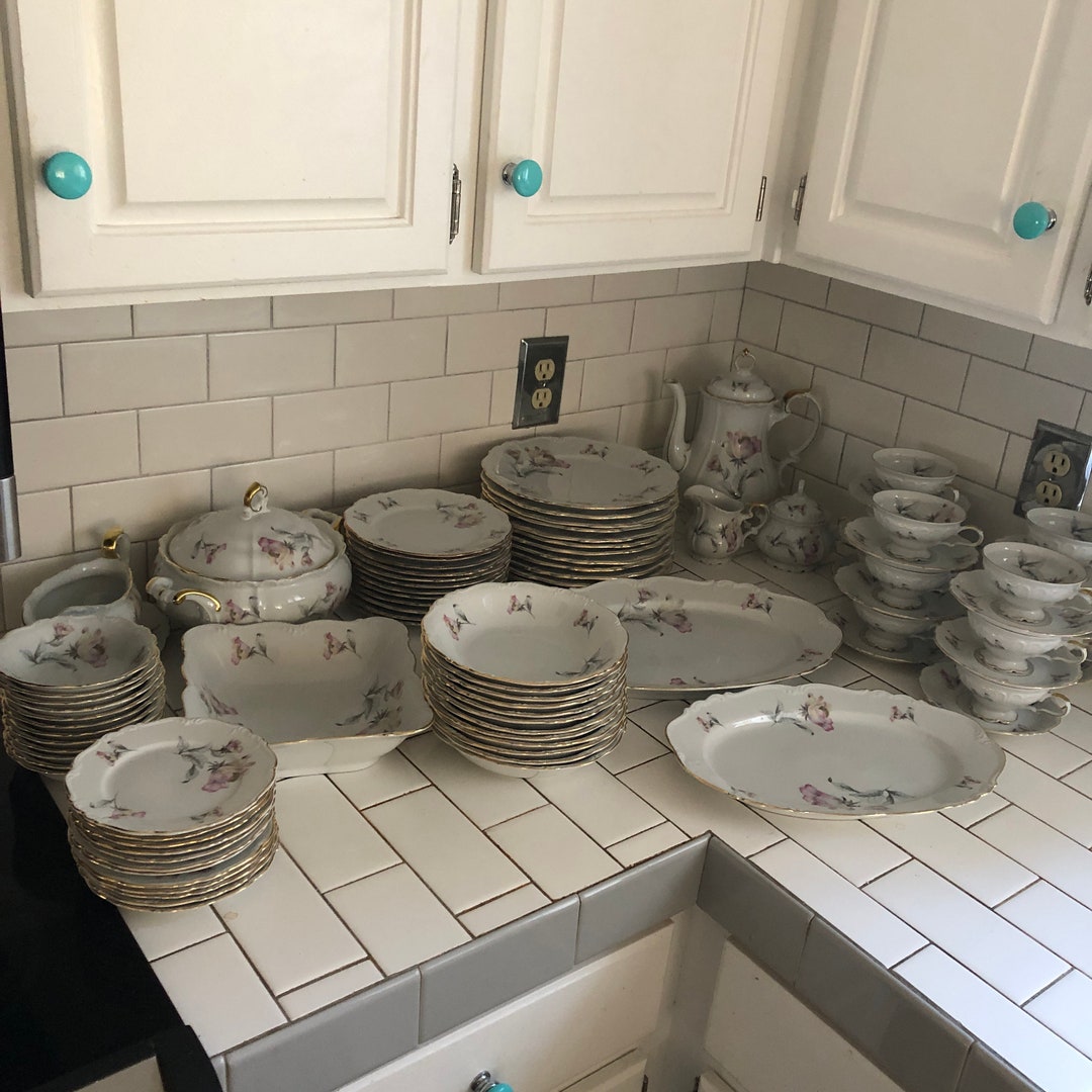 Vintage German China Set Very Complete Service for 12 With All Etsy