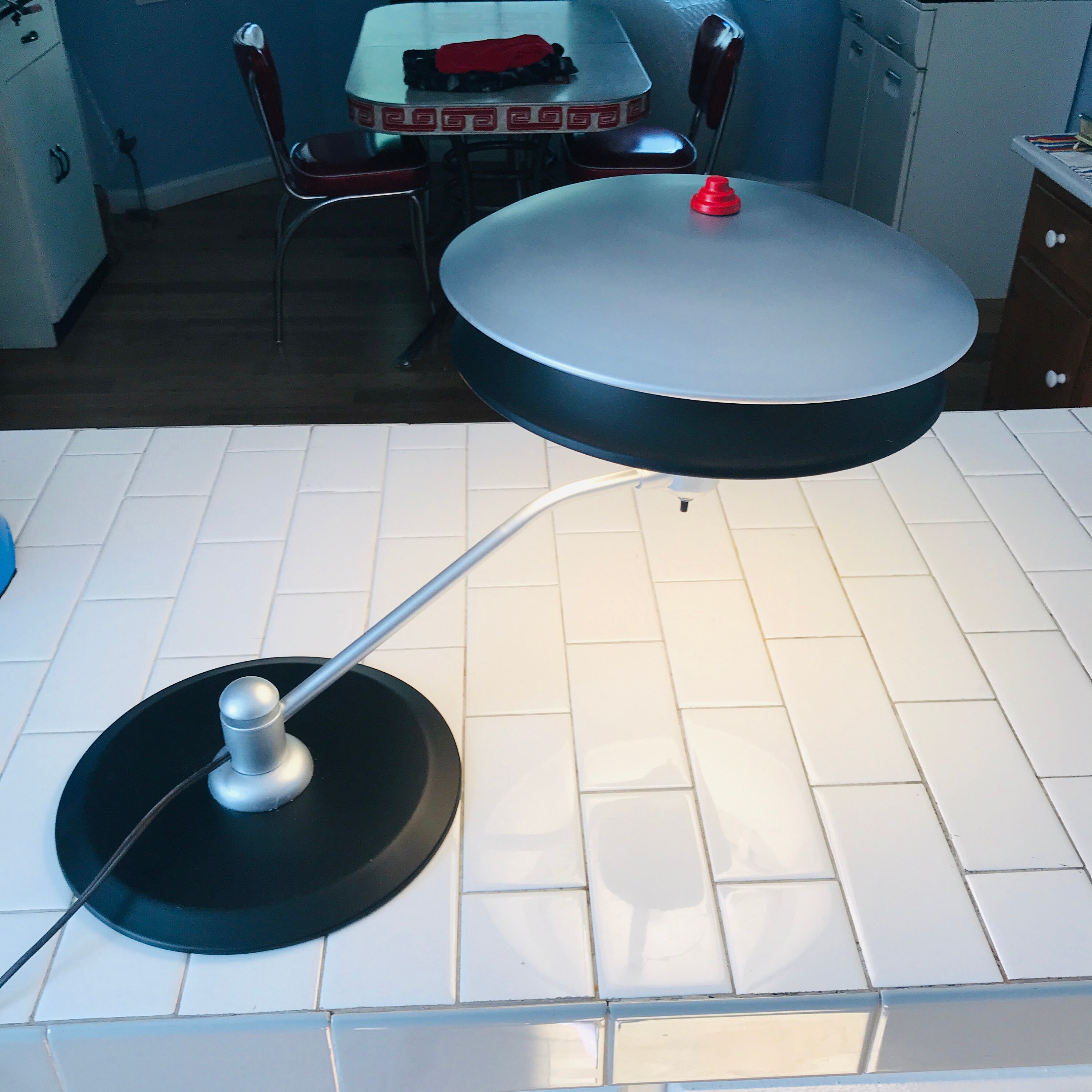 Mid century online flying saucer lamp