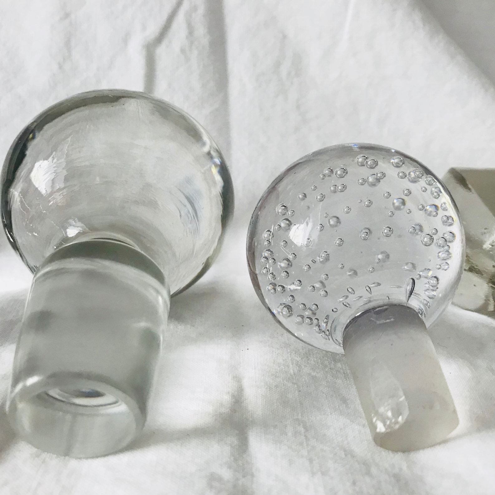 Vintage Bottle Stopper Glass choice of 7 different sizes and Etsy