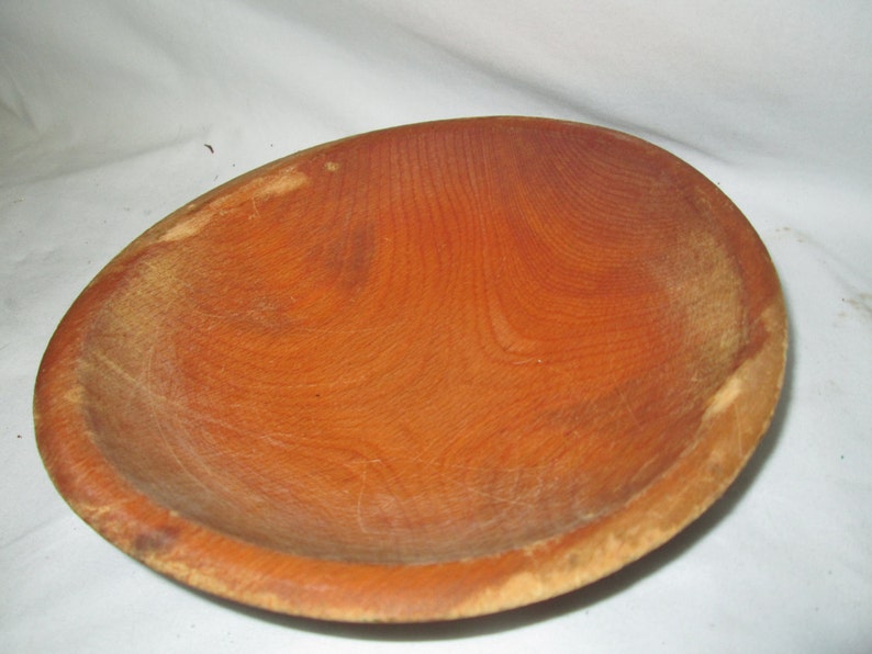 Antique Wooden hand made dough bowl Kitchen decor antique home decor collectible display bowl