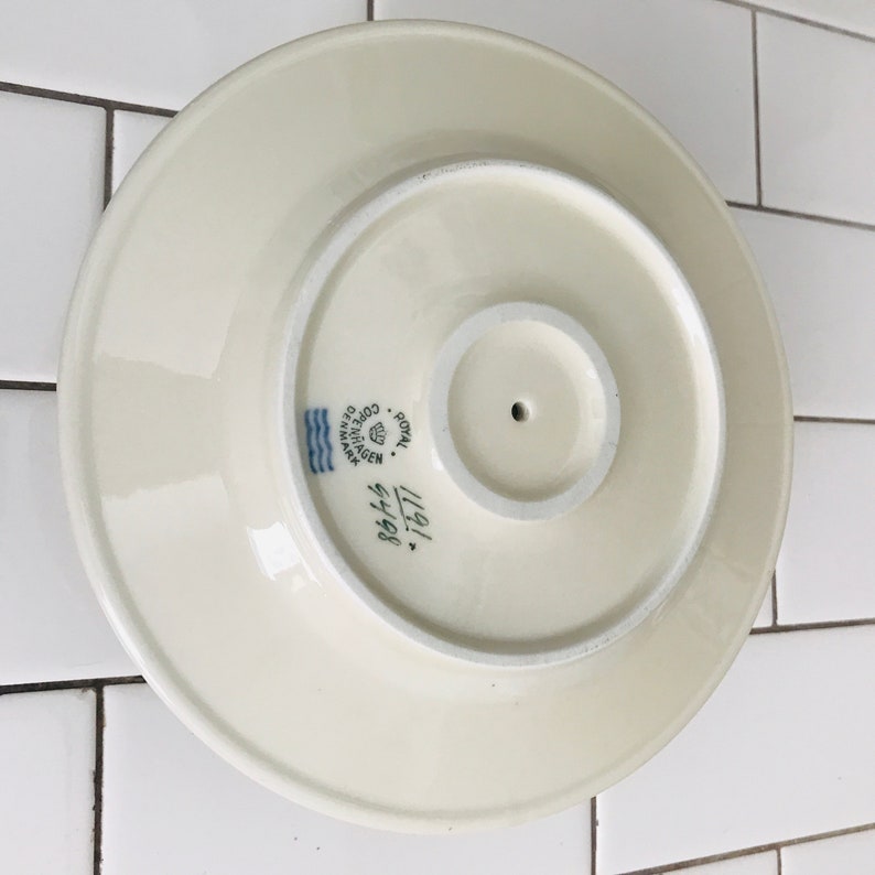 Vintage Gravy Boat & Attached Plate Royal Copenhagen 1191 Etsy