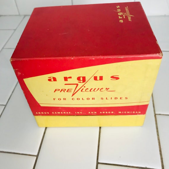 Vintage Slide Viewer New In Box Argus Previewer For Color Etsy