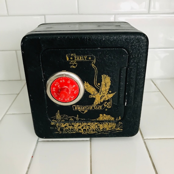 vintage toy safe bank