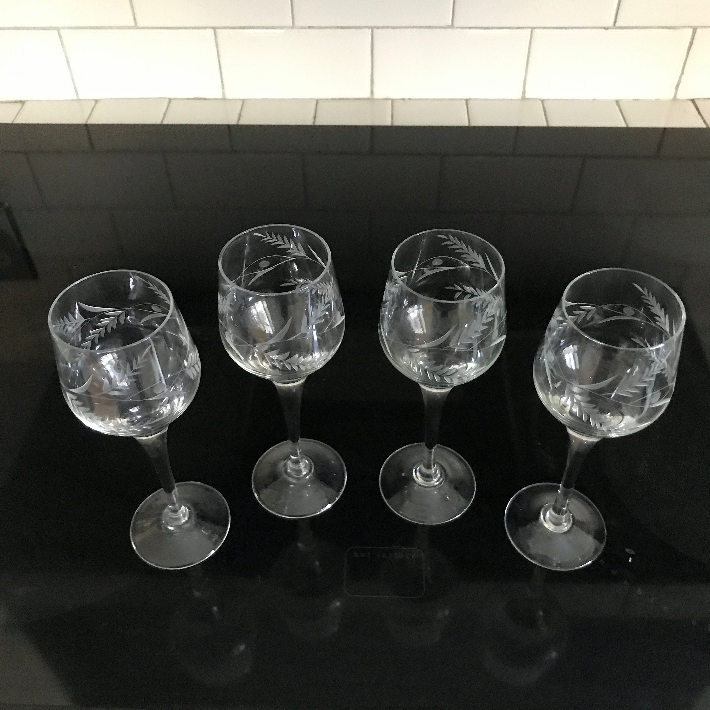 Vintage RCR Wine Glass Set of 6 Melodia Cristalleria Italiana Italian Royal  Crystal Rock Elegant Stemware Barware Panchosporch 