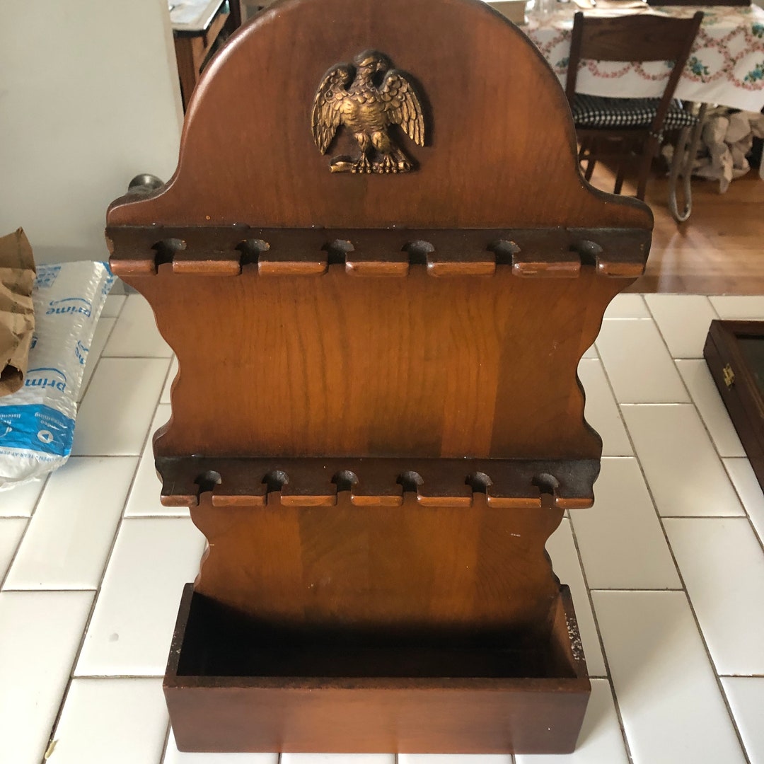 Vintage Spoon Rack Collectible With Planter Base Holds 12 Etsy