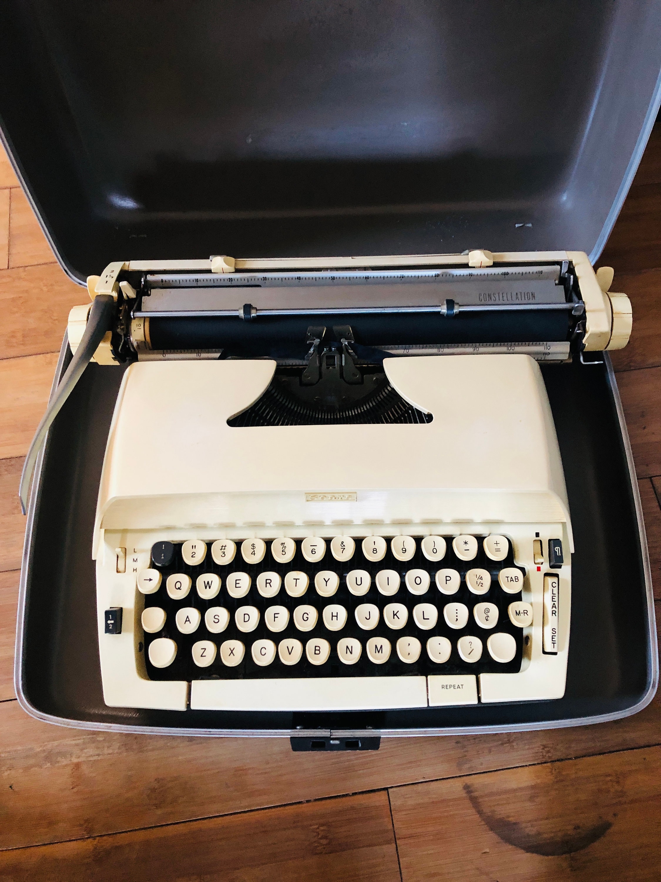 Vintage Sears Constellation Manual Portable Typewriter by - Etsy