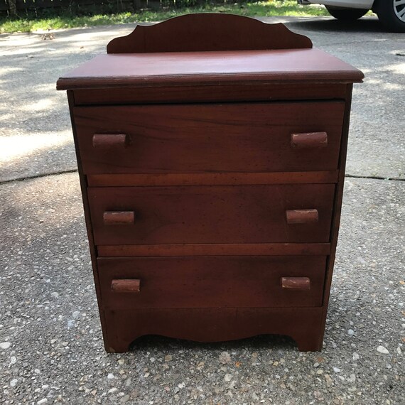 Antique Salesman S Sample Small Child Size Dresser 3 Etsy