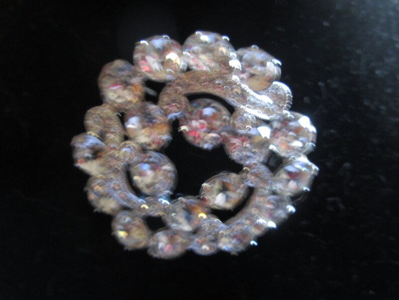 Most Beautiful Large Rhodium Plated Eisenberg Ice Brooch Rhinestones Large Fantastic Pin Signed Jewelry WOW Piece Wedding Evening Jewelry