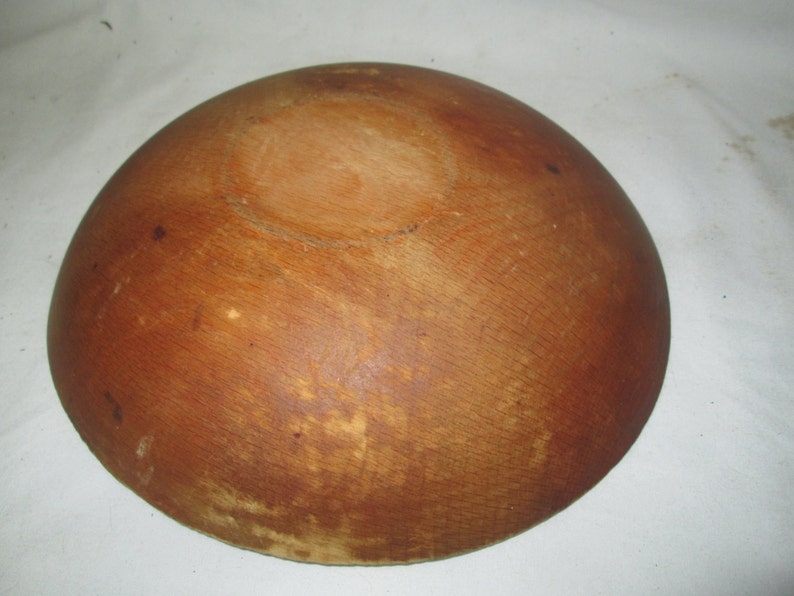 Antique Wooden hand made dough bowl Kitchen decor antique home decor collectible display bowl